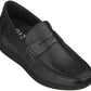 CALTO Black Penny Loafer Elevator Shoes - 2.4 Inches - S1090