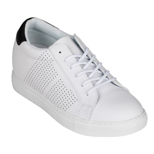 CALTO Zapatillas Elevadoras Blancas de 2.6 Pulgadas de Altura H0833
