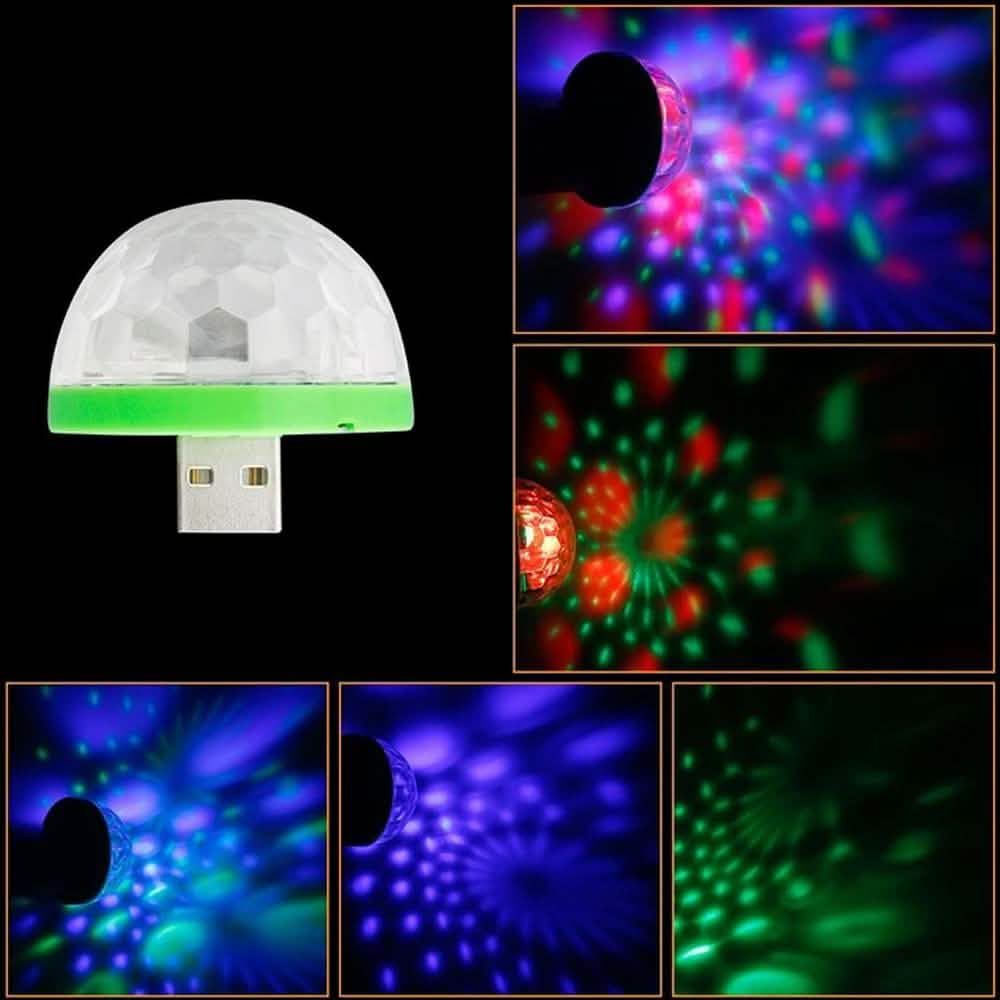 Minilámpara USB con forma de seta