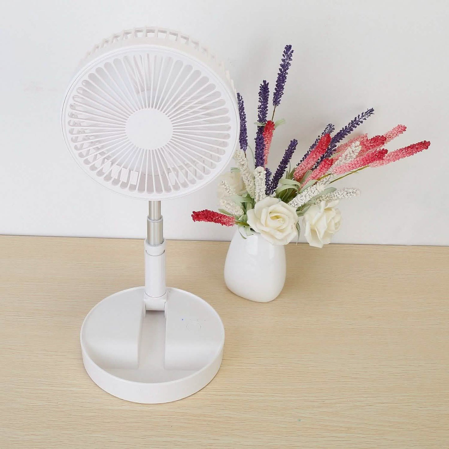 Ventilador de mesa plegable portátil recargable por USB