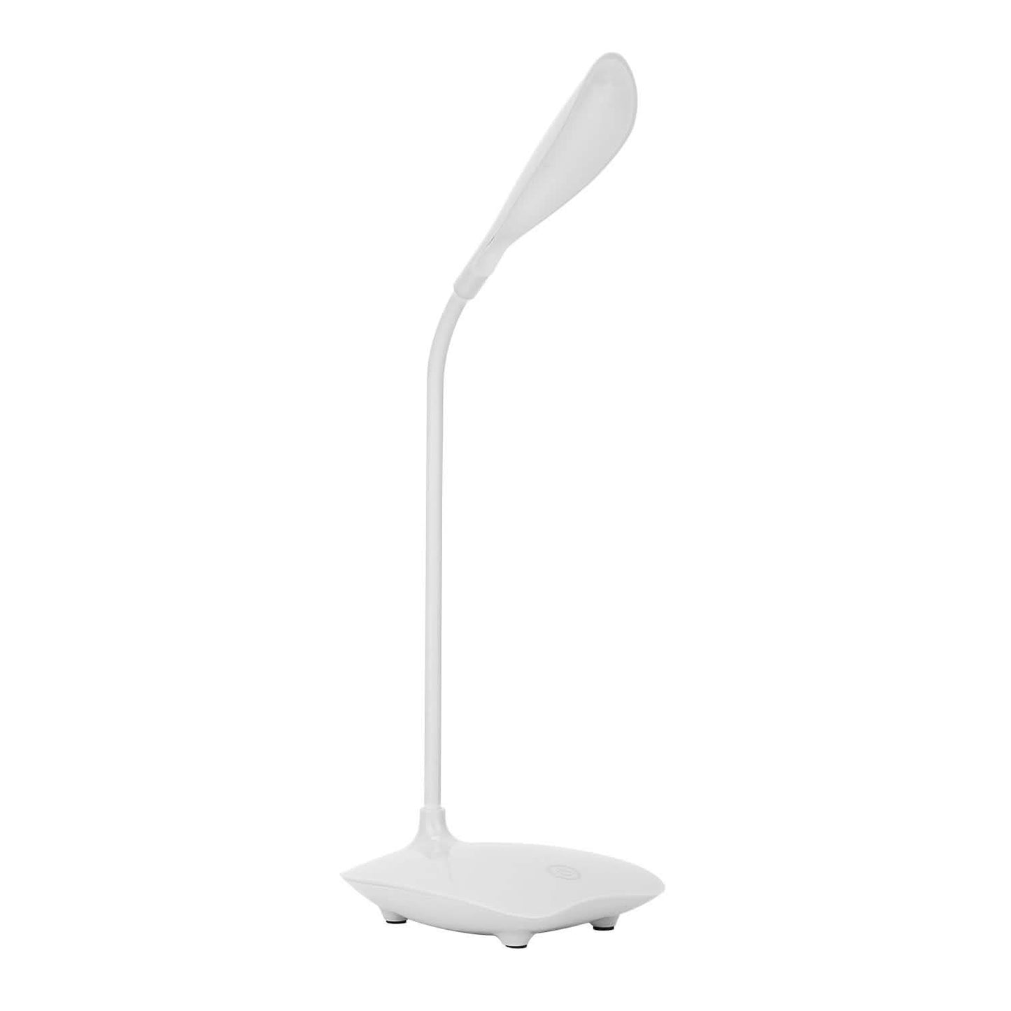 Lámpara de mesa recargable por USB, LED regulable, cuello de cisne flexible