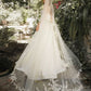 Spring Bouquet Bead Edge Cathedral Veil