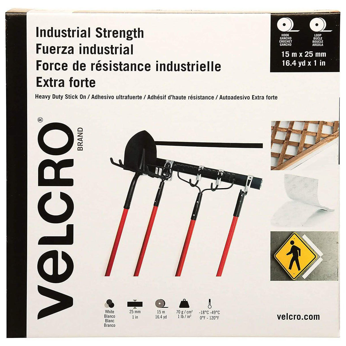 Cinta de Resistencia Industrial Marca Velcro