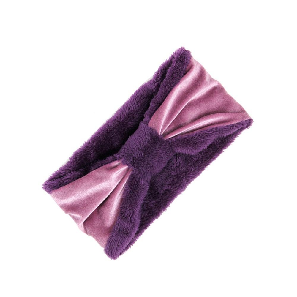 Velvet Knotted Earmuff Faux Fur Earmuff Headband Ear Warmer