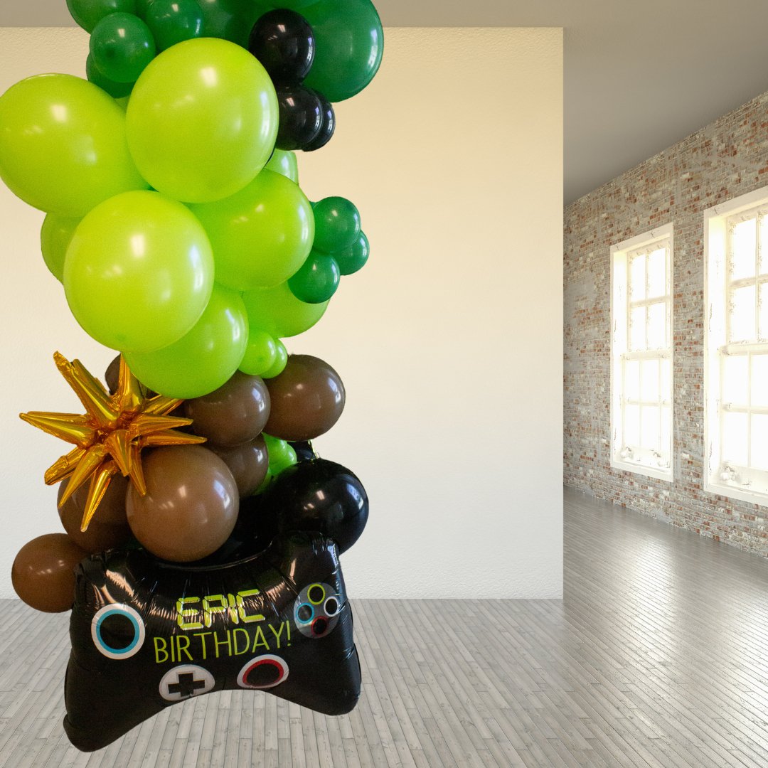 Kit de guirnalda de globos de videojuegos - Decoración para fiesta de gamer