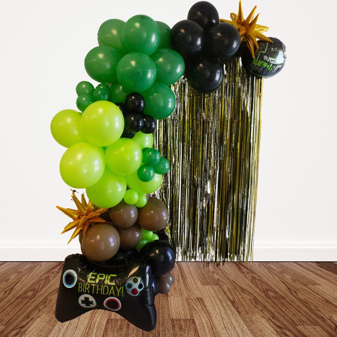 Kit de guirnalda de globos de videojuegos - Decoración para fiesta de gamer