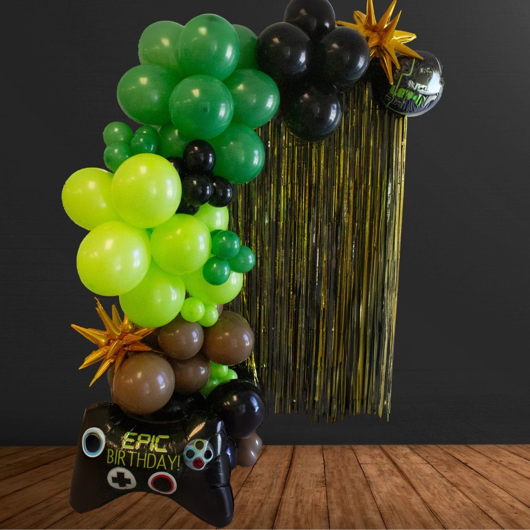 Kit de guirnalda de globos de videojuegos - Decoración para fiesta de gamer