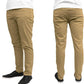 Galaxy by Harvic Men's Slim Fit Cotton Stretch Chinos - Assorted Sizes