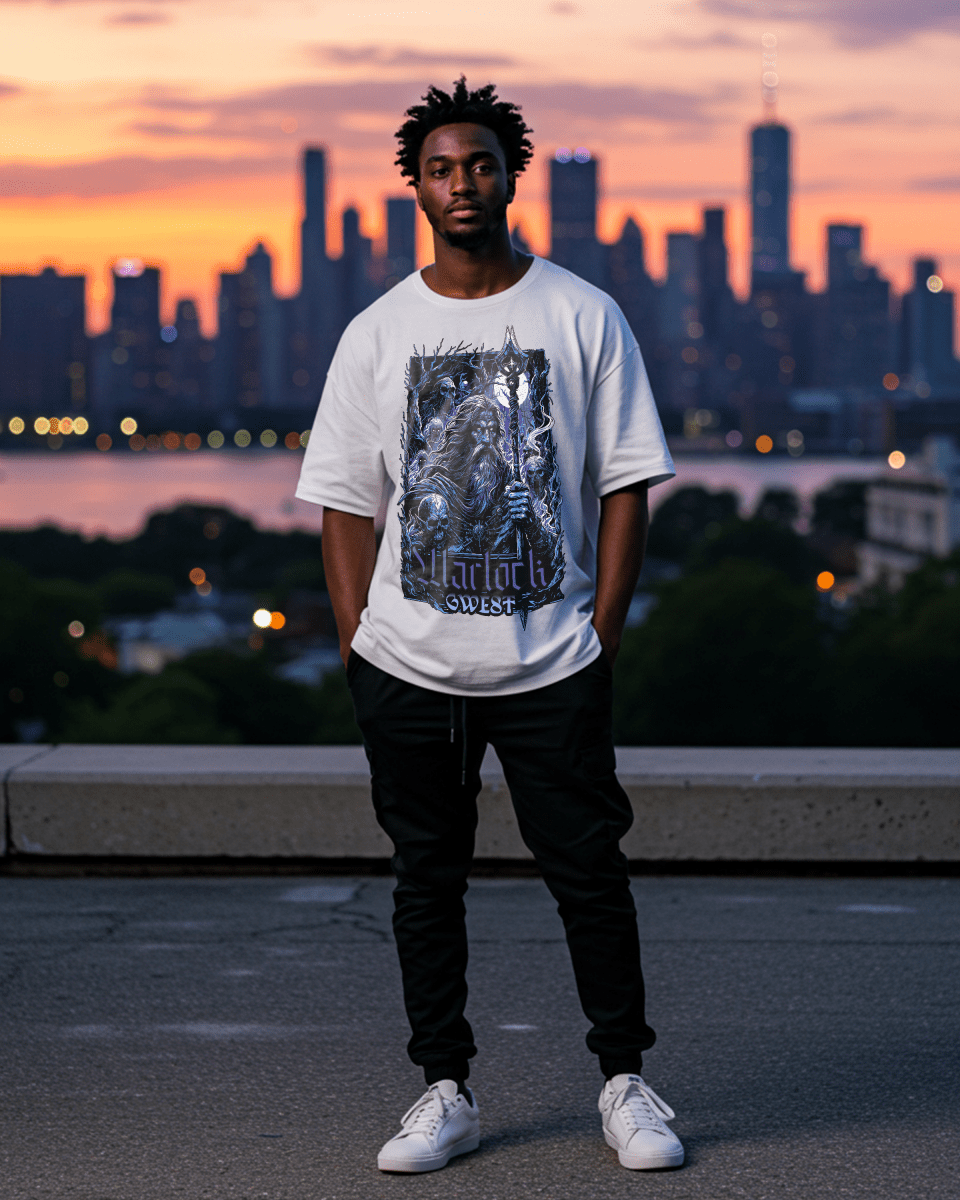 G West Warlock Oversized T-Shirt Mens