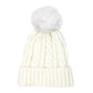 Warm Chunky Cable Knit Beanie Pom Pom Hat Beanie Winter Hat
