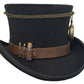 Deadwood Trading Time Traveler - Steampunk Wool Top Hat