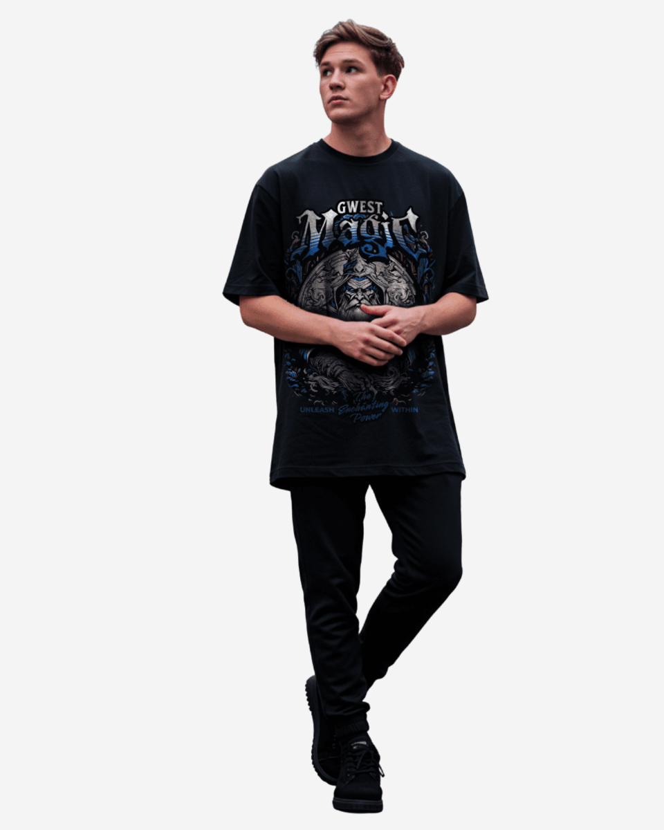 G-West Whispers Of Magic Men's Oversized T-Shirt