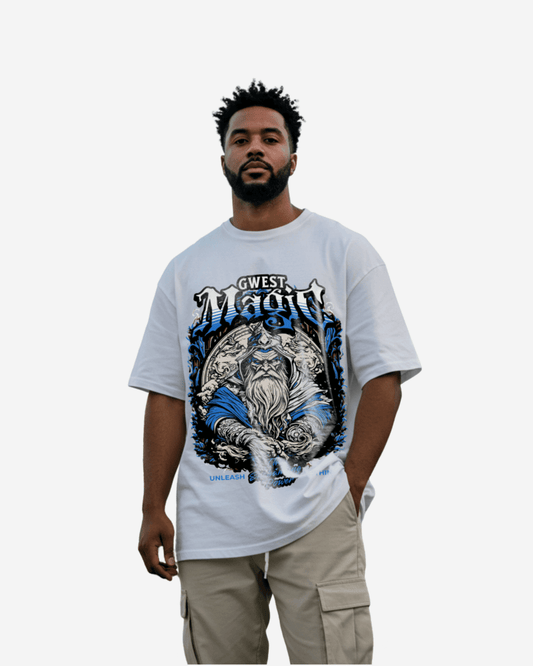 G-West Susurros de Magia Camiseta Oversize para Hombre