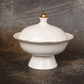 White Versaille Soup Bowl with Lid- Set of 4