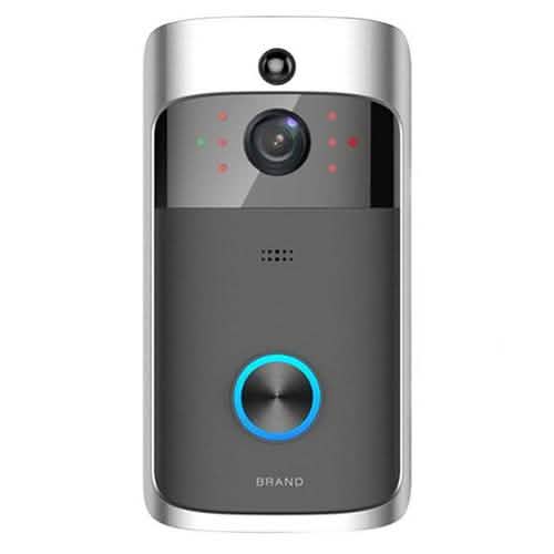 Timbre inalámbrico WiFi con video, conversación bidireccional, cámara de seguridad HD con PIR inteligente