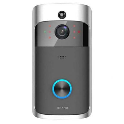 Timbre inalámbrico WiFi con video, conversación bidireccional, cámara de seguridad HD con PIR inteligente