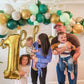 Wild One Balloon Garland Kit – Green and Gold