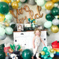 Wild One Balloon Garland Kit – Green and Gold