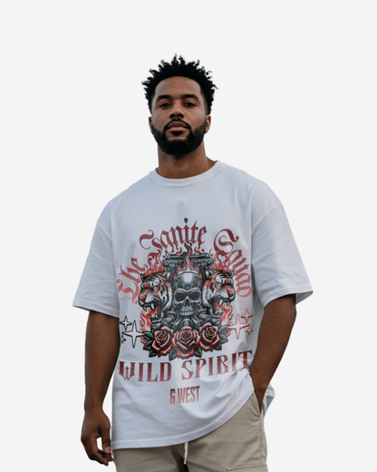 G West Wild Spirit Oversized T-Shirt Mens