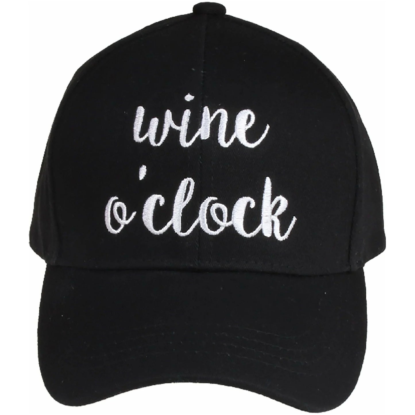 Wine O`Clock Embroidered C.C Ball Cap