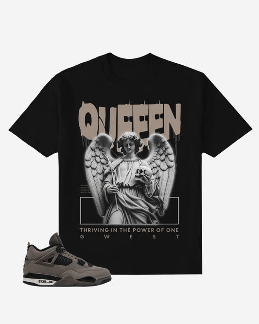 G West Winged Queen Oversized T-Shirt Mens