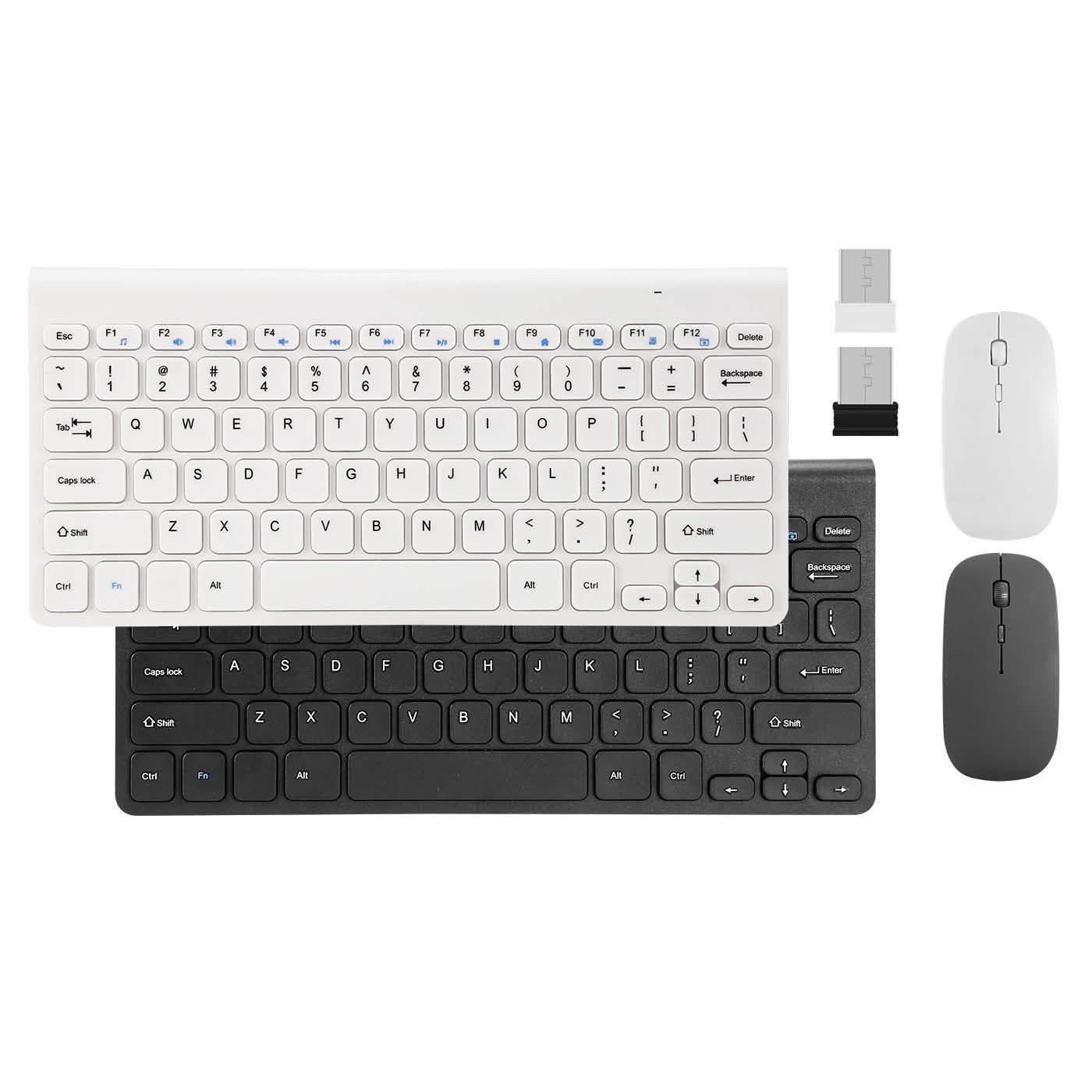 Teclado y ratón inalámbricos Teclado y ratón multimedia de 2,4 GHz