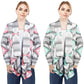 Women Open Front Long Sleeve Cardigan