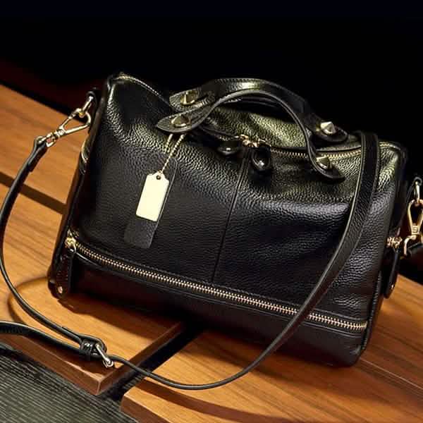 Bolso de mano de piel sintética para mujer, tipo cartera, bandolera