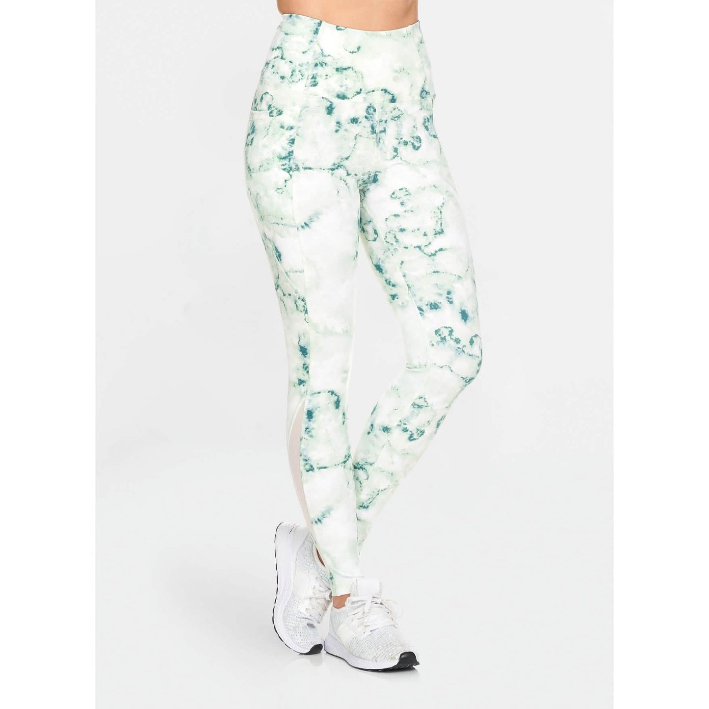 Leggings de tiro alto estampados con bolsillos para mujer