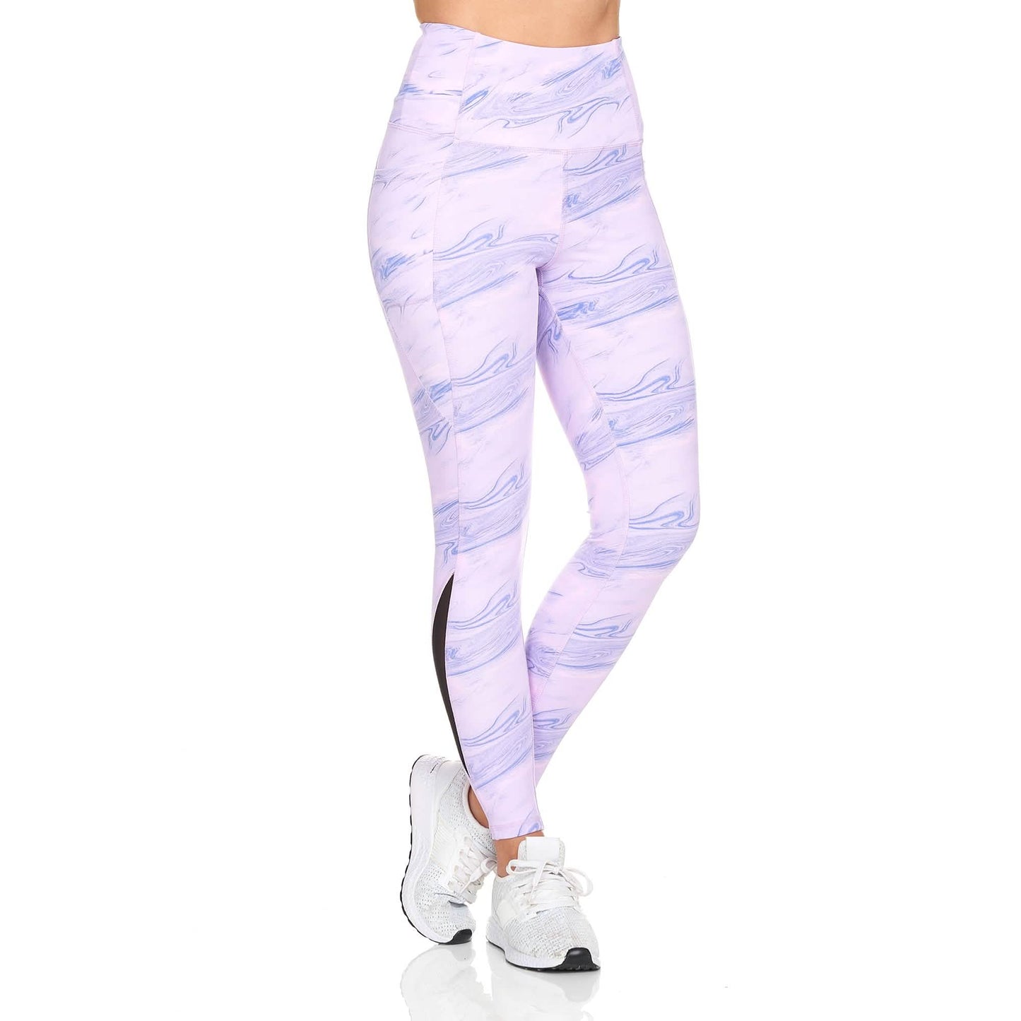 Leggings de tiro alto estampados con bolsillos para mujer