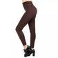 Leggings de forro polar extragruesos de 220 g para mujer, cintura alta, elásticos y cálidos (talla única)