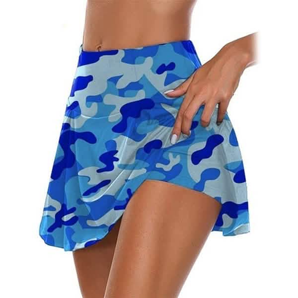 Falda deportiva de camuflaje para mujer