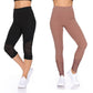 Women's High Waist Active Leggings With Motto Mesh Detail