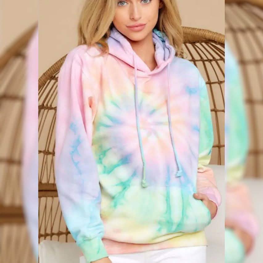 Sudadera con Capucha para Mujer Tie Dye