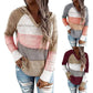 Sudadera de punto ligera y transpirable para mujer con capucha