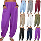 Women's Linen High Waist Wide Leg Pants