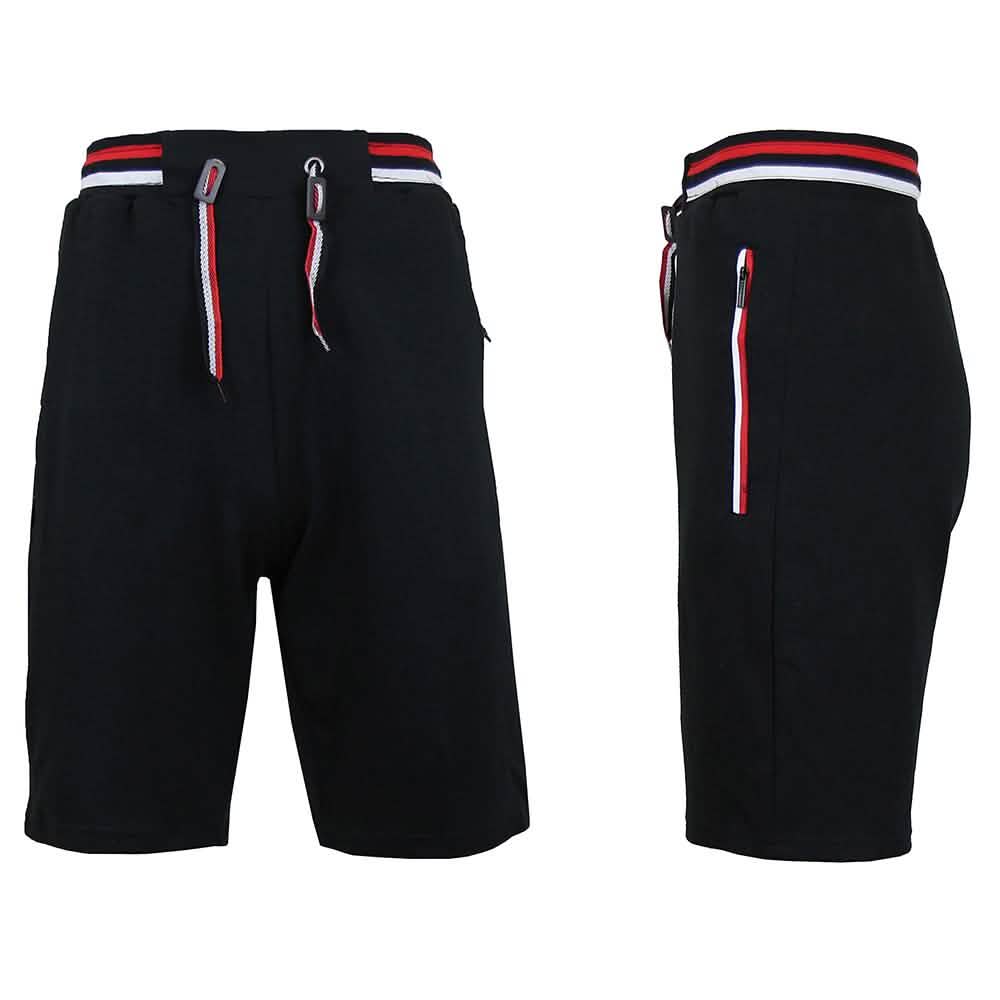 Pantalones cortos de chándal técnicos para mujer con bolsillos laterales con cremallera