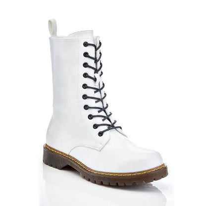 Botas de combate clásicas de media caña estilo Martens para mujer - Varios estilos