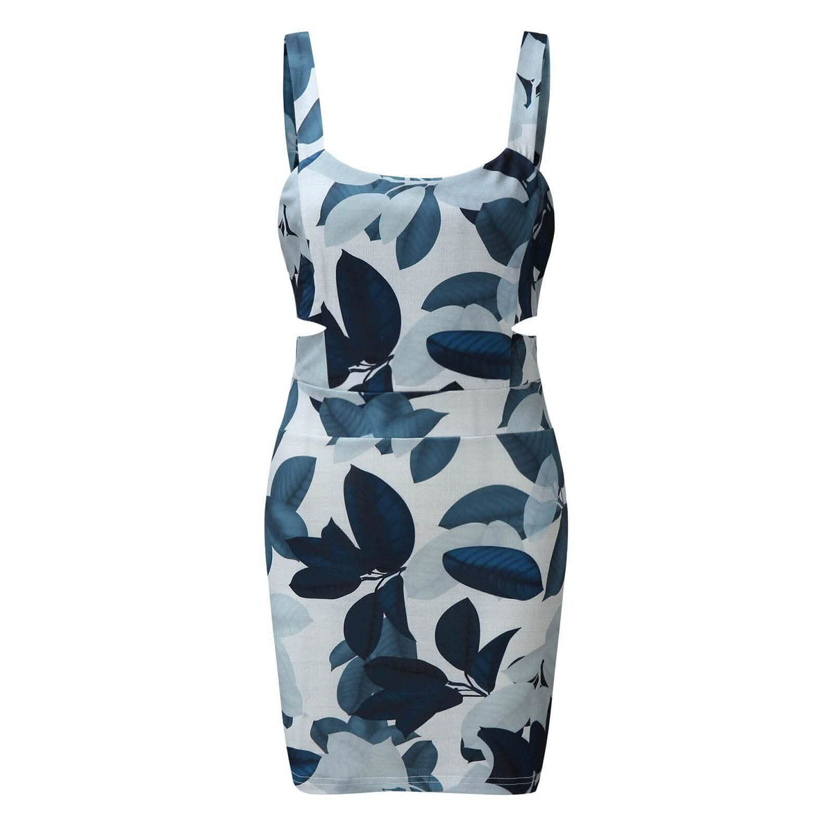 Vestido de verano para mujer, sin mangas, con tirantes y empalmes