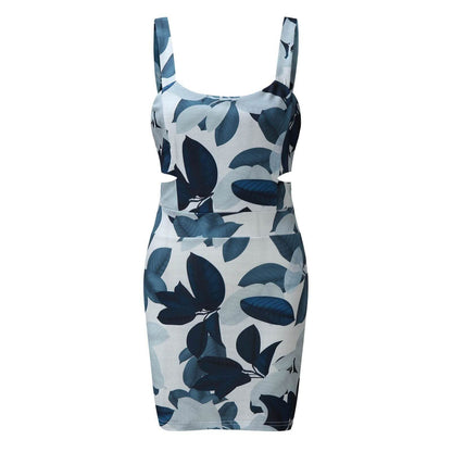 Vestido de verano para mujer, sin mangas, con tirantes y empalmes