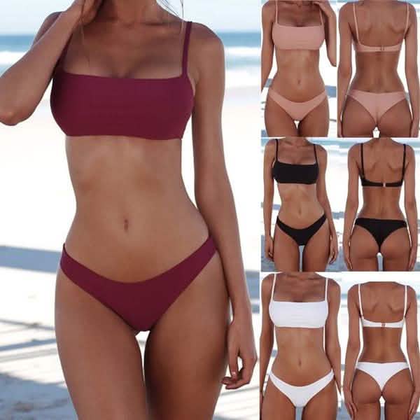 Conjunto de bikini de natación para mujer