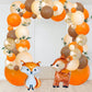 Orange & Gold Woodland Pumpkin Balloon Garland Kit