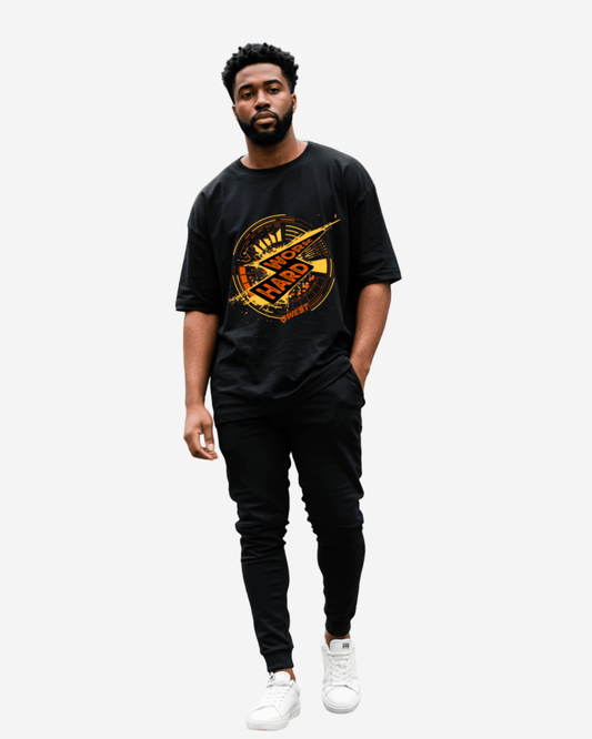 G West Work Hard Camiseta Oversize Hombre