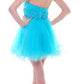LIQUIDACIÓN - Vestido corto de tul acampanado Cinderella Divine 414 (Talla 8)