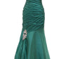 CLEARANCE - Cinderella Divine 1646 Long Dress Taffeta One Shoulder (Size 6)