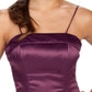 CLEARANCE - Bridesmaid Dress Poly Satin Spaghetti Strap A Line Gown (Size Small)