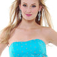 LIQUIDACIÓN - Vestido corto de tul acampanado Cinderella Divine 414 (Talla 8)