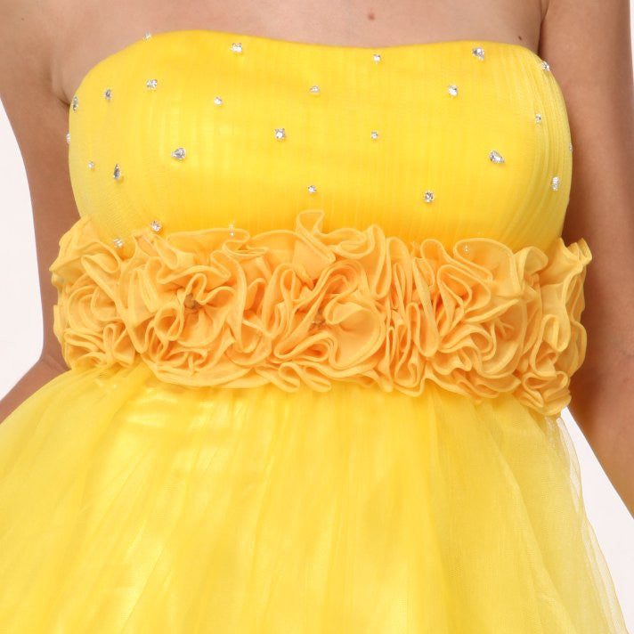 LIQUIDACIÓN - Vestido corto de tul acampanado Cinderella Divine 414 (Talla 8)