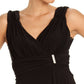 CLEARANCE - Royal Blue Dinner Cruise Evening Dress Knee Length (Size XL)