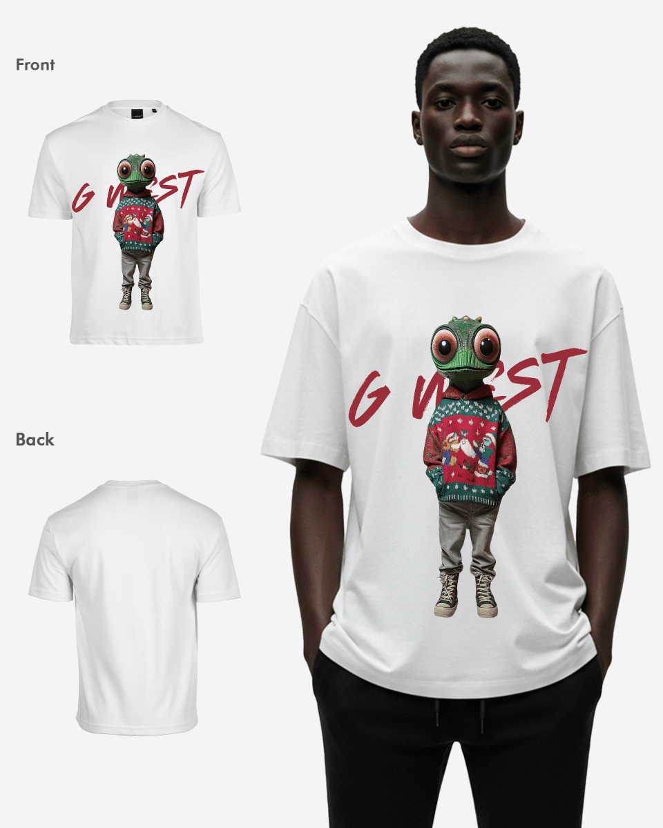 G West Yule Tide Tyrant Oversized T-Shirt Mens